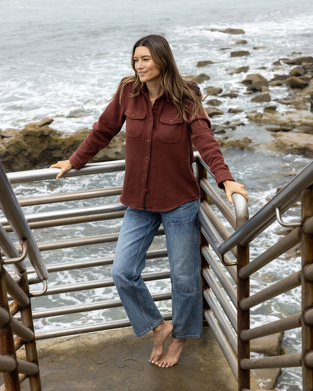 Blanket Shirt Chroma Femme
